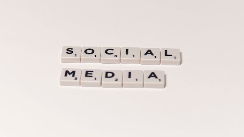 Social media marketing analytics and engagement metrics on a dashboard