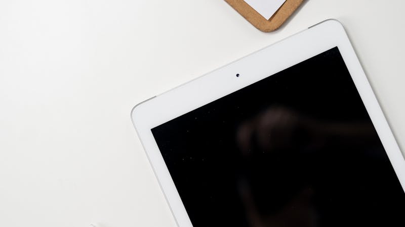 Freelance business tools and productivity setup on a desk