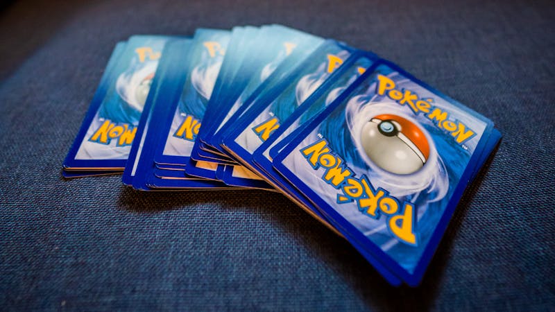 Card game booster packs ready to be opened