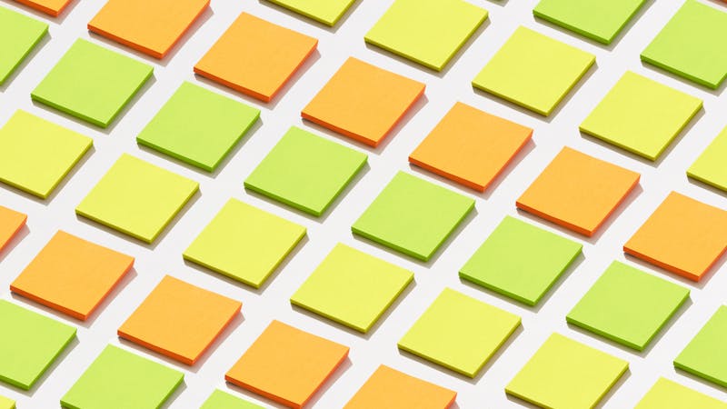 Design system color swatches organized into a structured palette