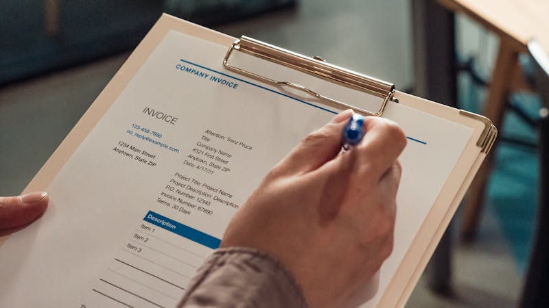 Payment billing and invoice management on a digital device