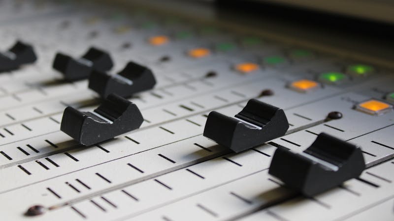 Control panel dashboard with toggles and system configuration options